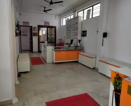 Waiting area at Vishvaas Clinic